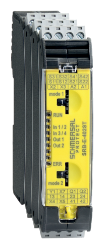 Bewaking tweehandbediening volgens EN ISO 13851