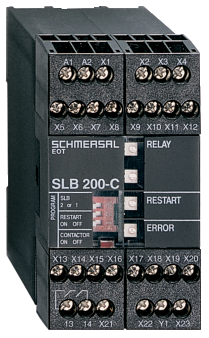 Safety monitoring modules for safety light barriers