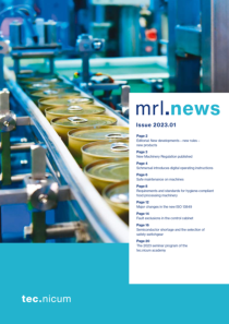 MRL-News (MRL= Machinery Directive)